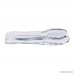 New Star Foodservice 35704 Utility Tong High Heat Plastic Scalloped 6 inch Set of 12 Clear - B009LMM8PI